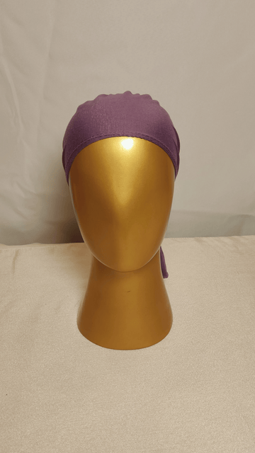 Plain Tie Back Cap  - Lavender Whisper